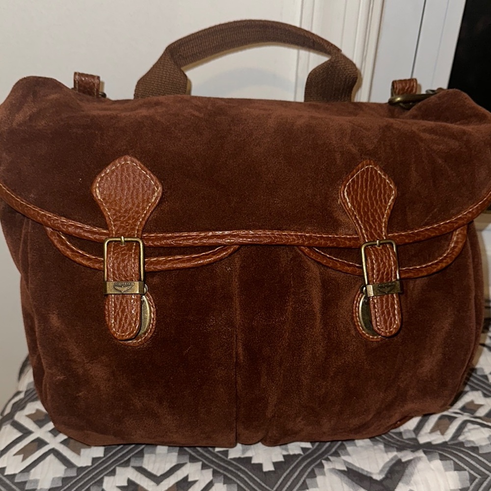 Capezio Brown Messenger Bag with Classic Design